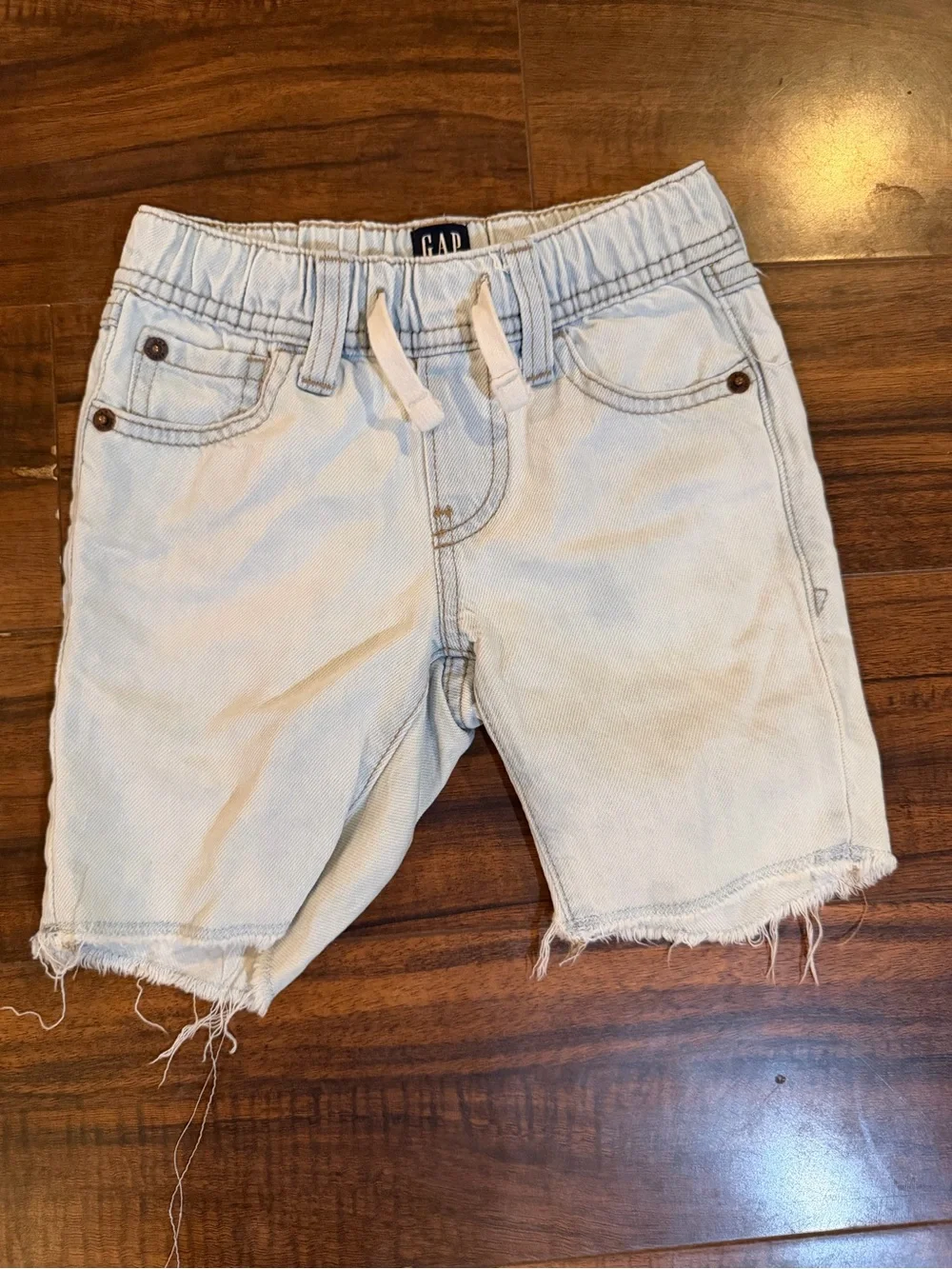 GAP Light Wash Denim Drawstring kids Shorts